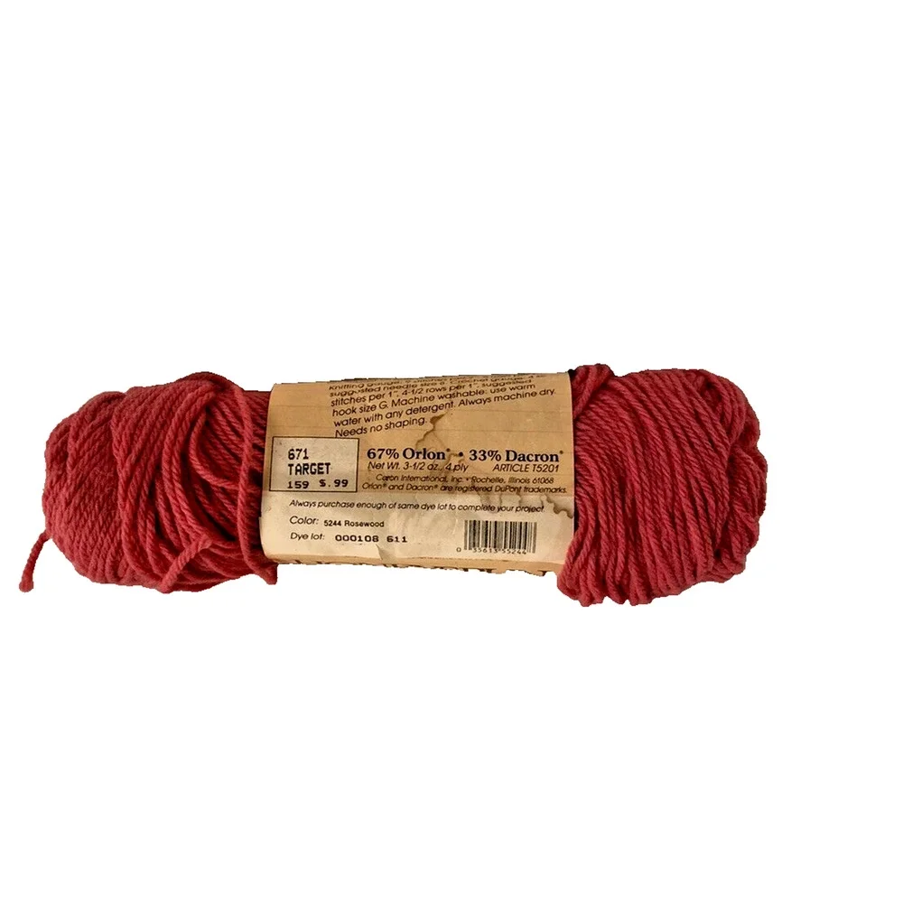 Caron Honeyspun Acrylic/Dacron Yarn Full Skein Worsted 4 Ply Rosewood #5244